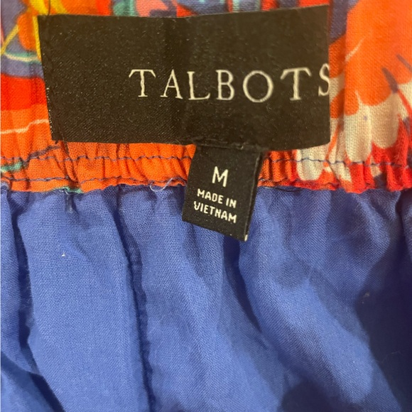 Talbots Tropical Maxi Skirt M - Picture 5 of 9